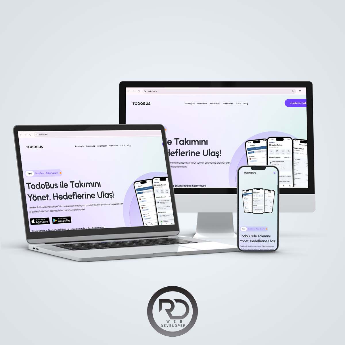 Rıdvan Daşdelen | Kurumsal Web Sitesi Proje Yazılımı | TodoBus