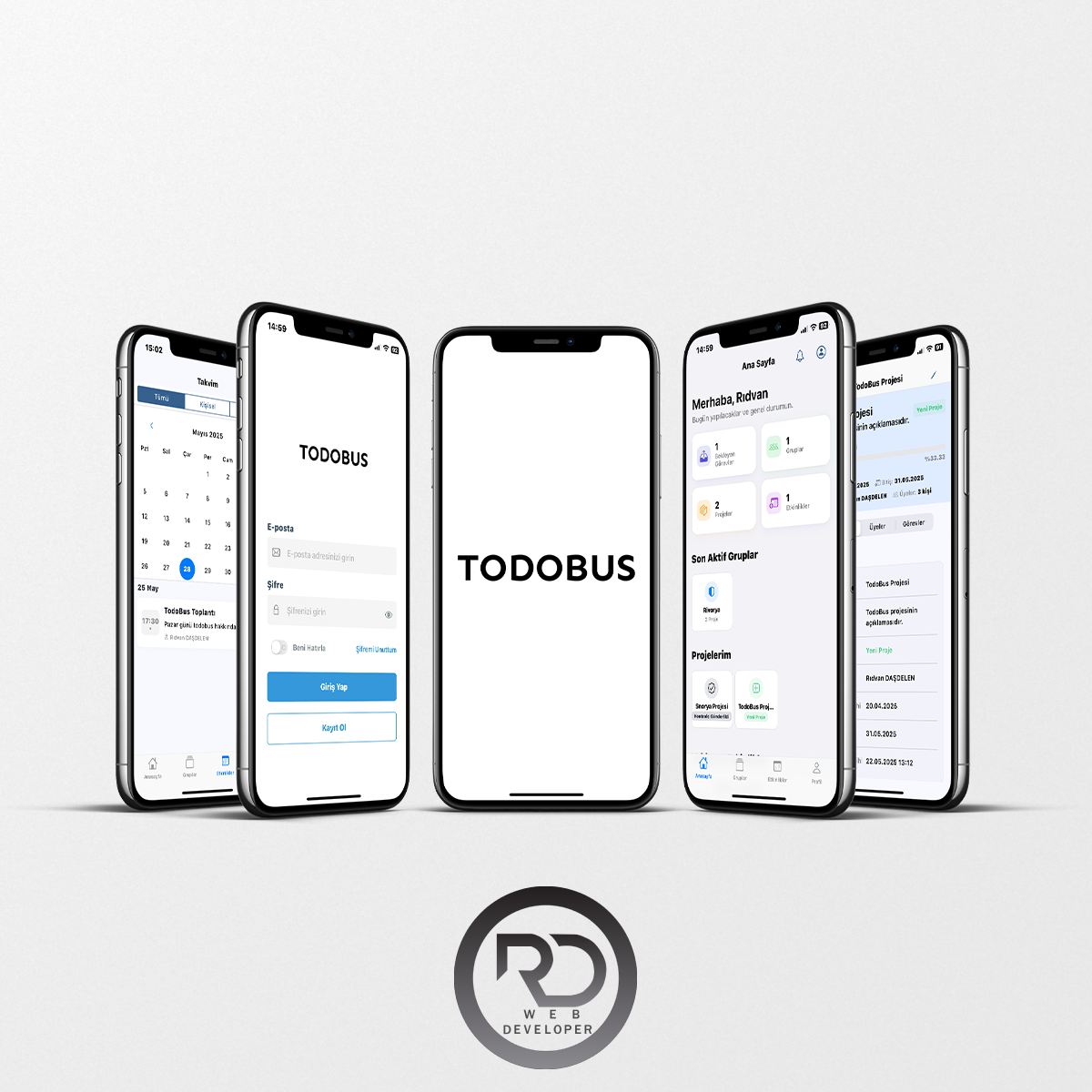 Rıdvan Daşdelen | Proje Yazılımı | TodoBus Mobil Uygulaması