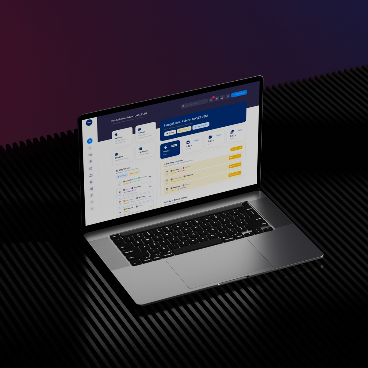 Rıdvan Daşdelen | Proje Yazılımı | FBİAD | Fenerbahçeli İş Adamları Derneği CRM